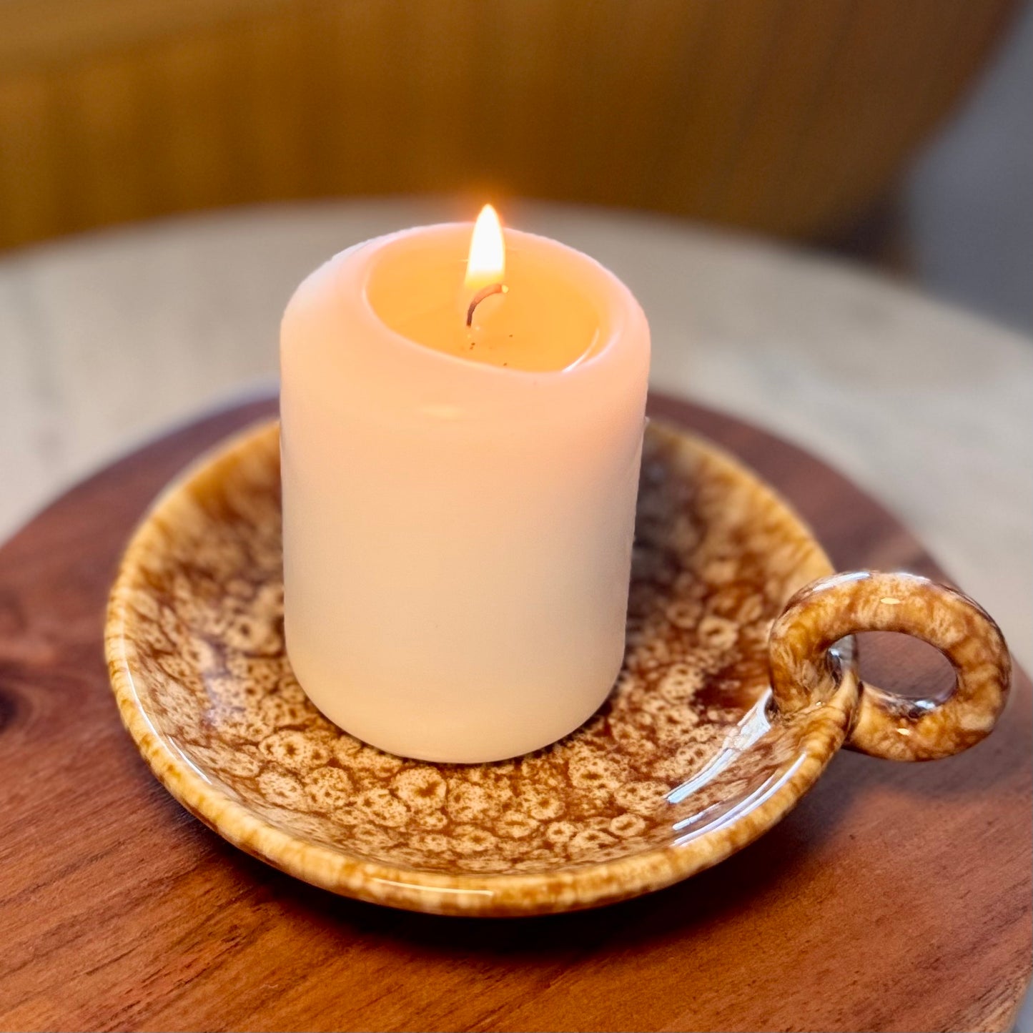 ceramic candle holder for home decor
