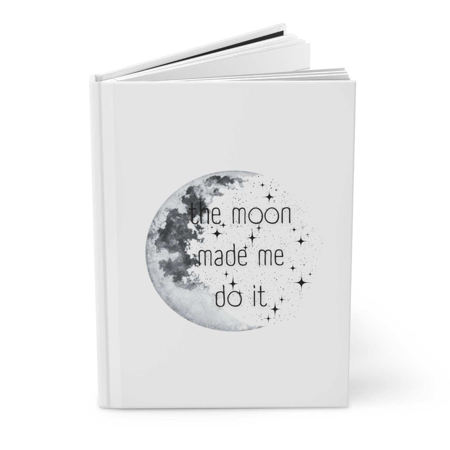 "The Moon" "Hardcover Journal