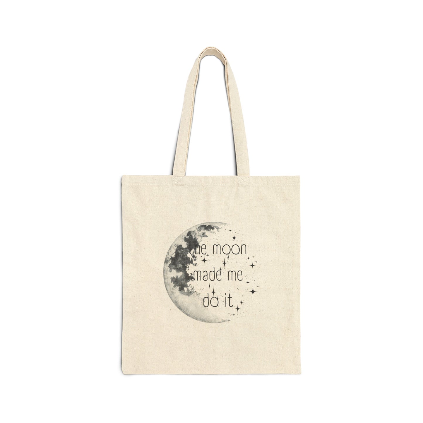 "Moon" Cotton Canvas Tote Bag