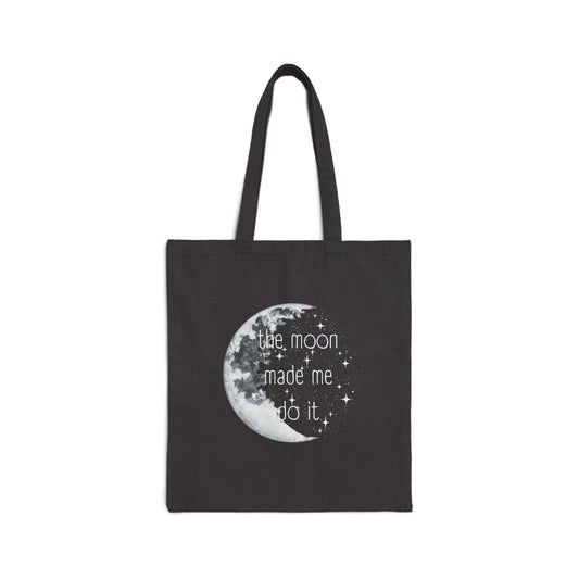 "Moon" Cotton Canvas Tote Bag