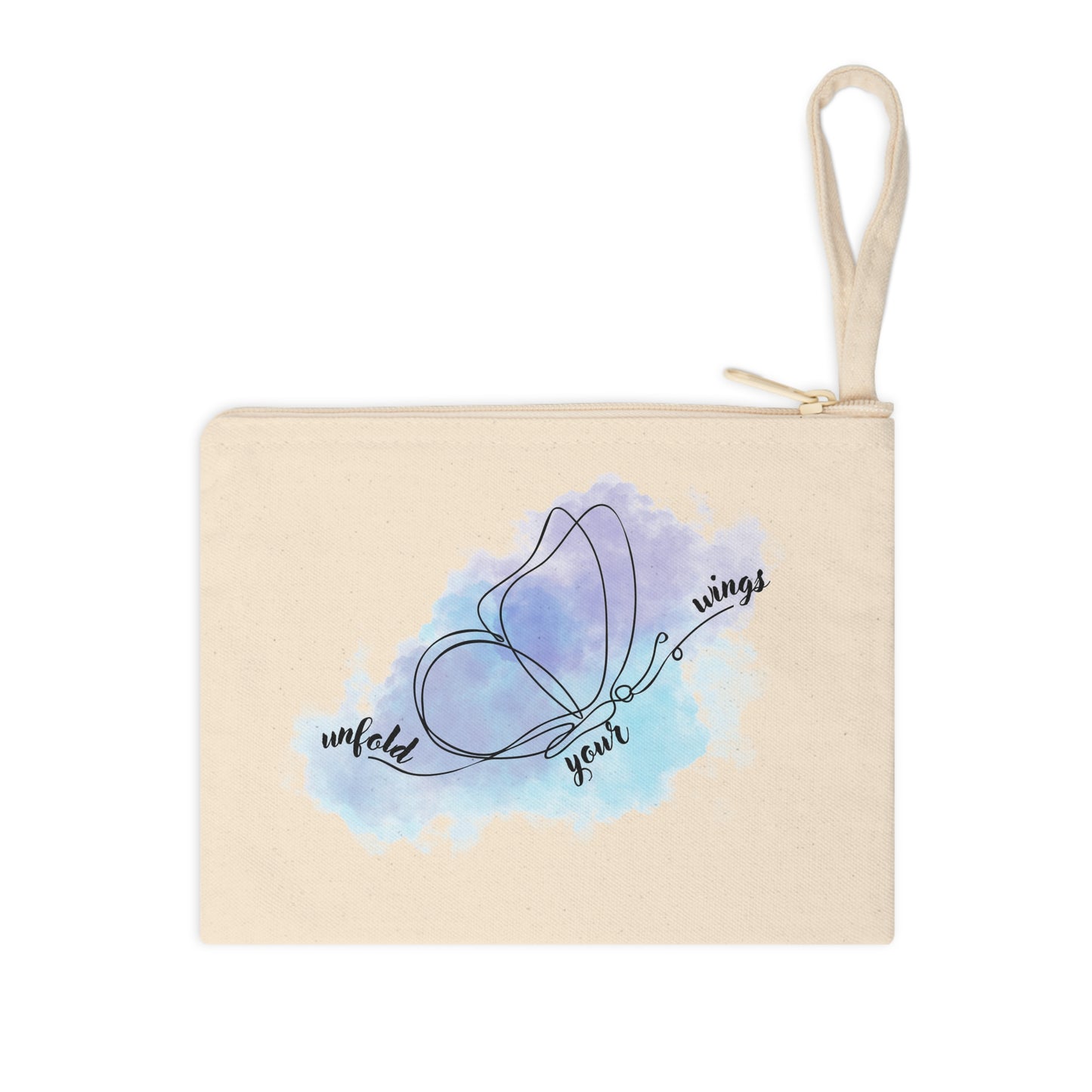 "Your Wings II" Accessory Zipper Pouch