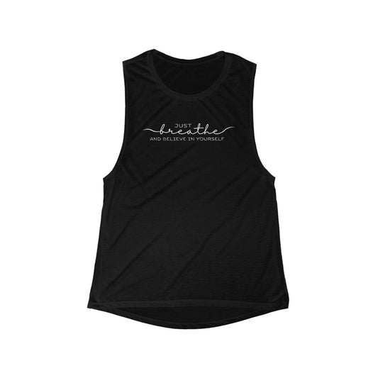 "Just Breathe"" Women's Tank