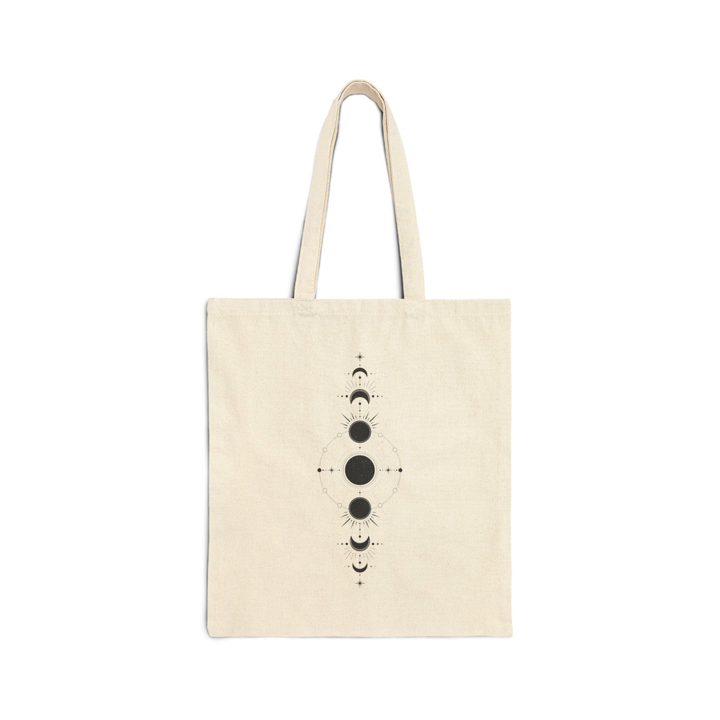 "Sacred Geometry" Cotton Canvas Tote Bag