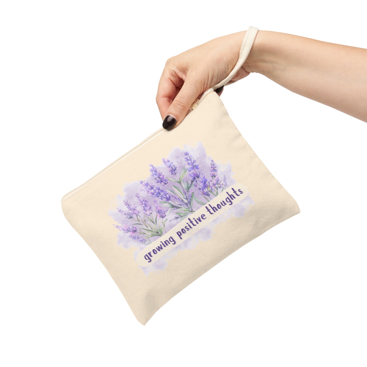 "Growing Positive Thoughts" Accessory Zipper Pouch