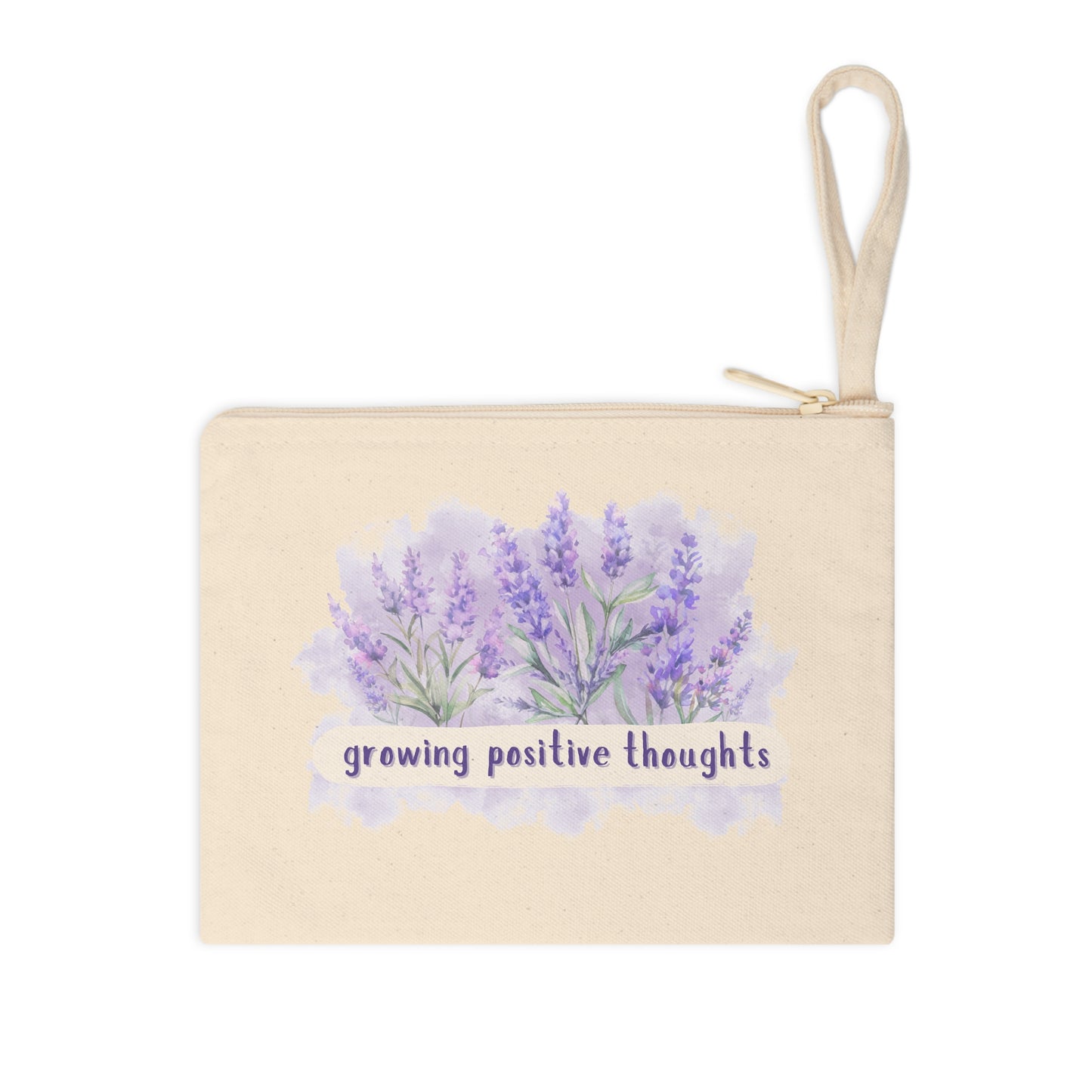 "Growing Positive Thoughts" Accessory Zipper Pouch