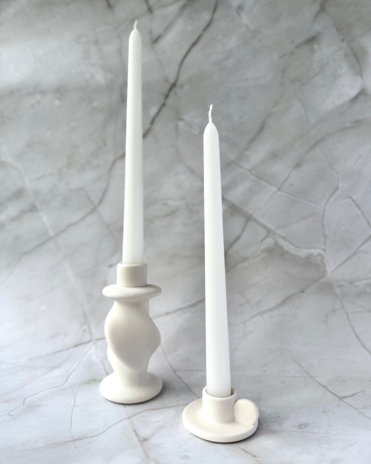 Sculpted Ceramic Candle Holder