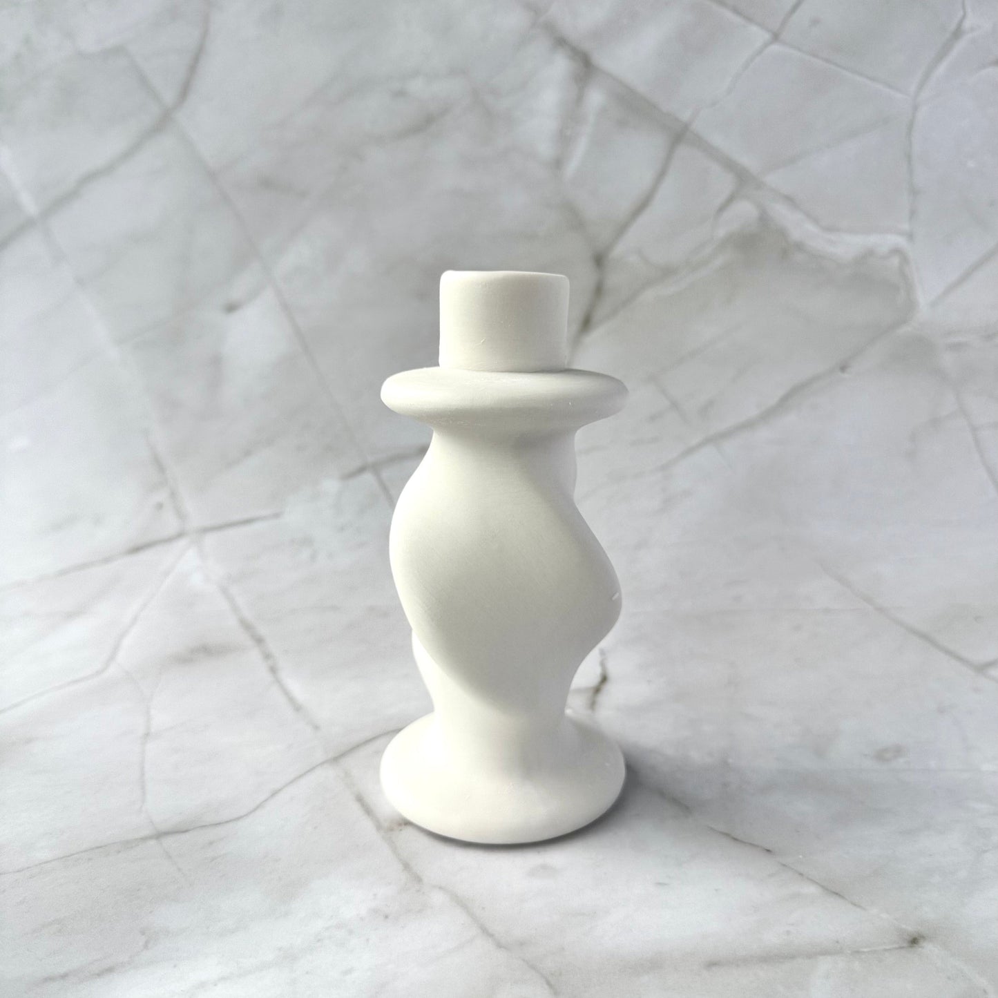 Sculpted Ceramic Candle Holder