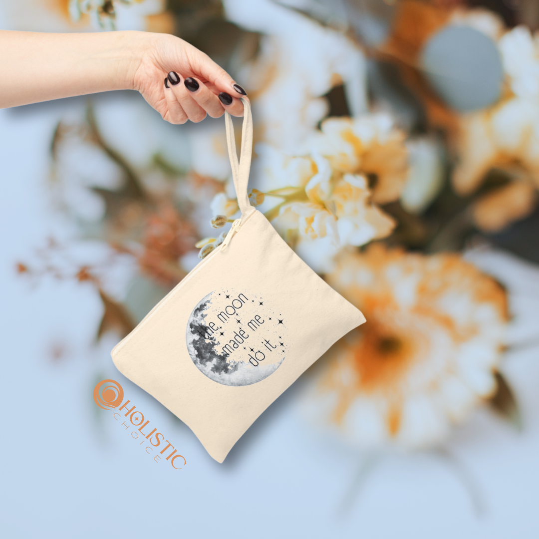 "Moon" Accessory Zipper Pouch